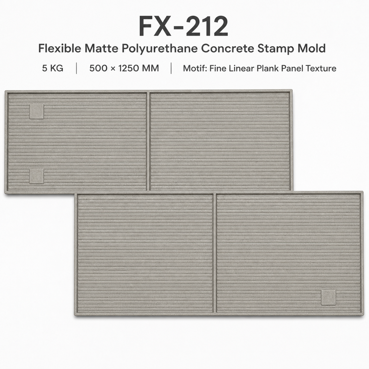 แผ่นปั๊มลายไม้ FX-212 - ข้อมูลจำเพาะ