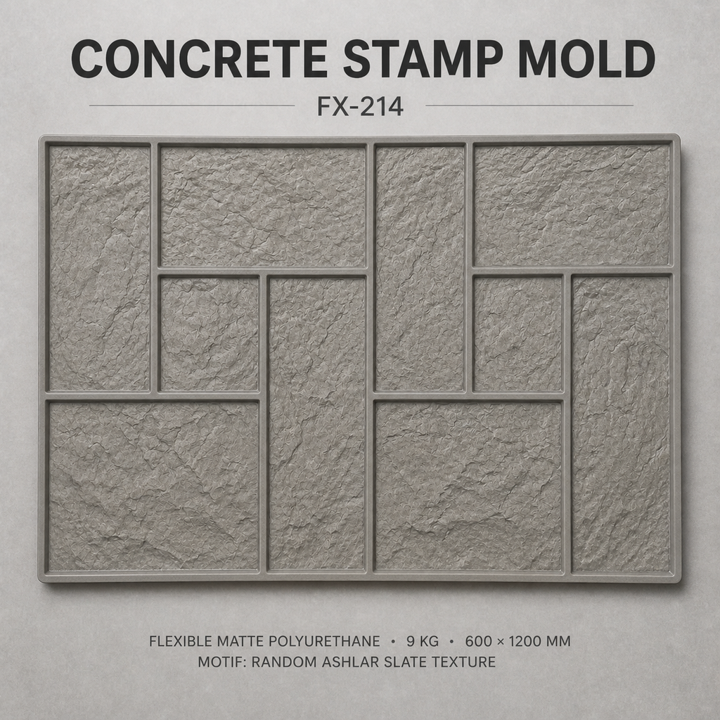 FX-214 Mixed-Size Ashlar Tile Stamp - hero
