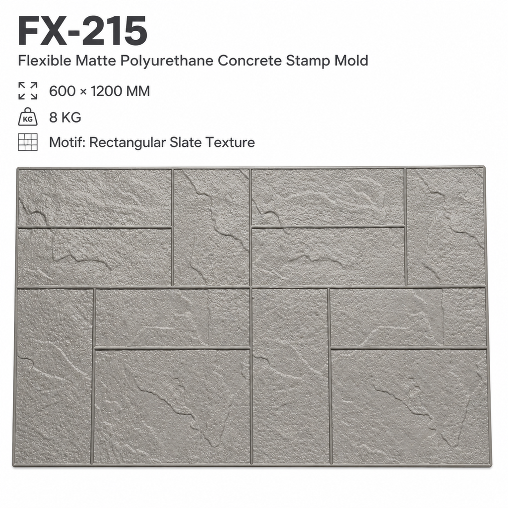 FX-215 Pürüzlü Kaya Duvarı Desen Paneli - teknik özellikler