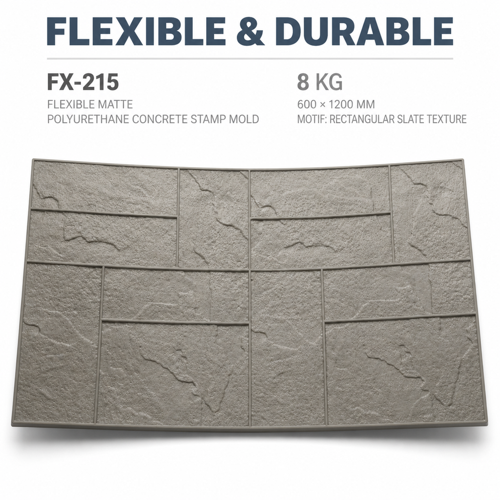 FX-215 Pürüzlü Kaya Duvarı Desen Paneli - esnek ve dayanıklı