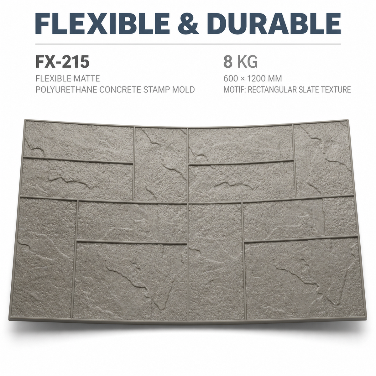 FX-215 Pürüzlü Kaya Duvarı Desen Paneli - esnek ve dayanıklı