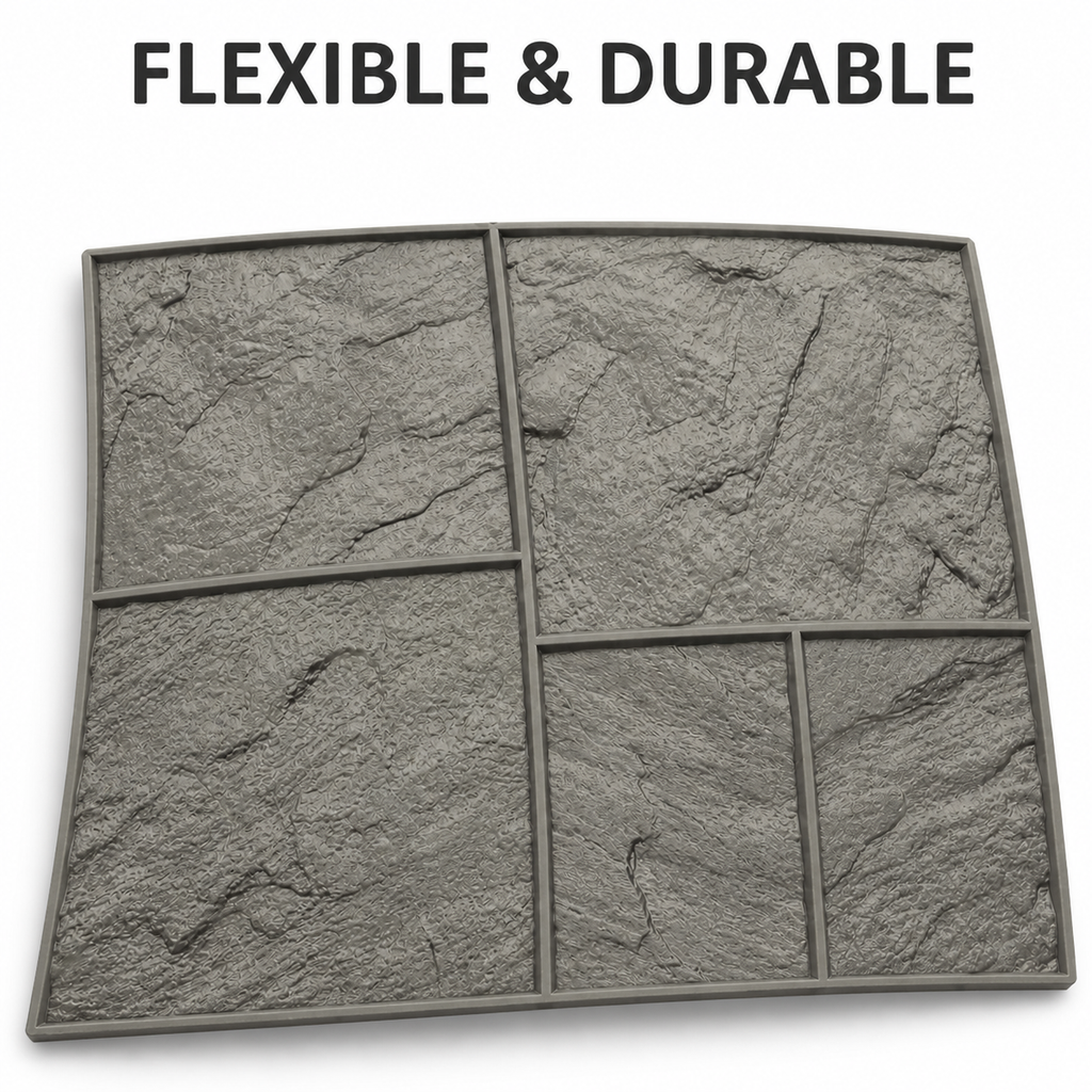 FX-217 sello de piedra rugosa de cinco losas - flexible y duradero