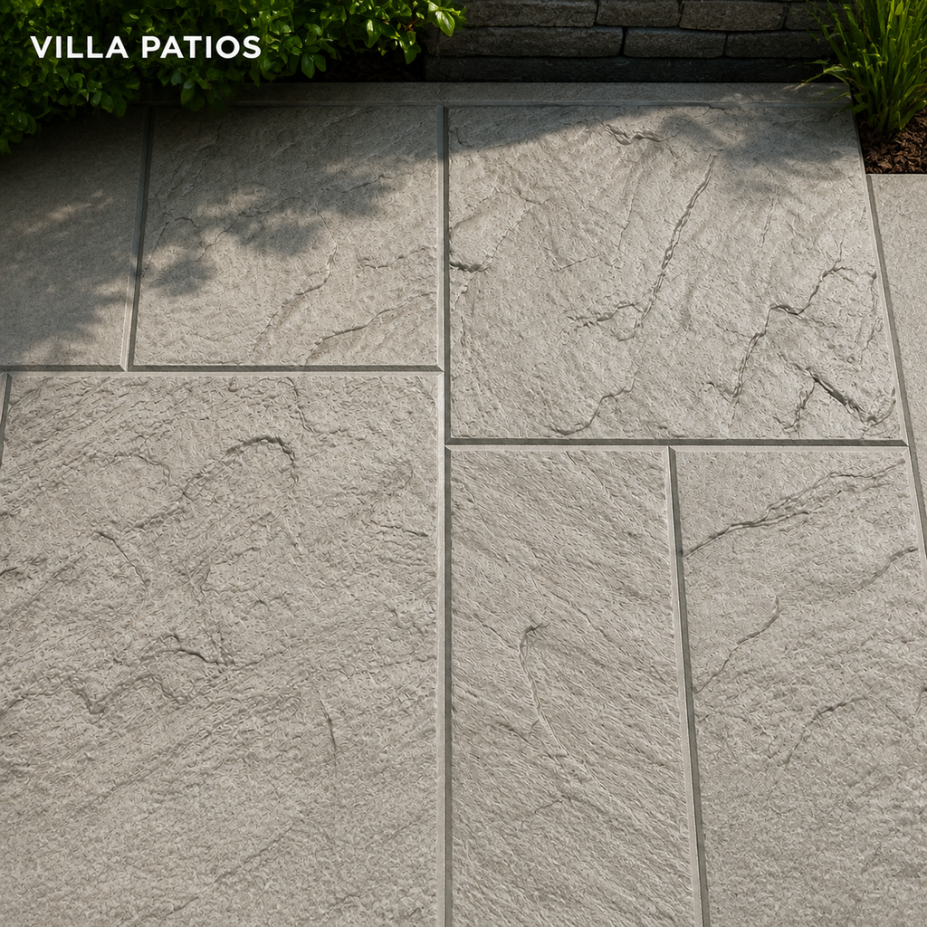 FX-217 sello de piedra rugosa de cinco losas - aplicación en patios