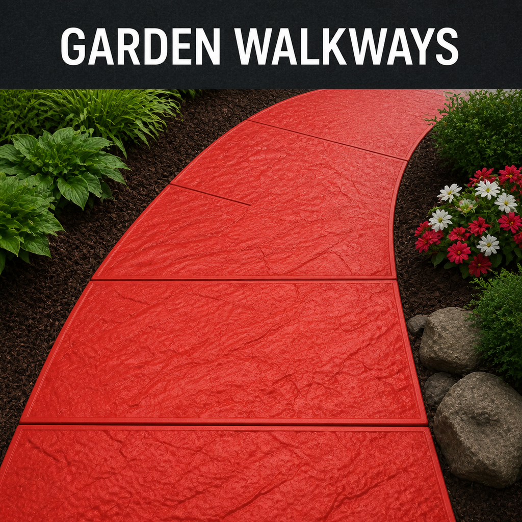 FX-227 Rock Slab Stamp - garden walkways