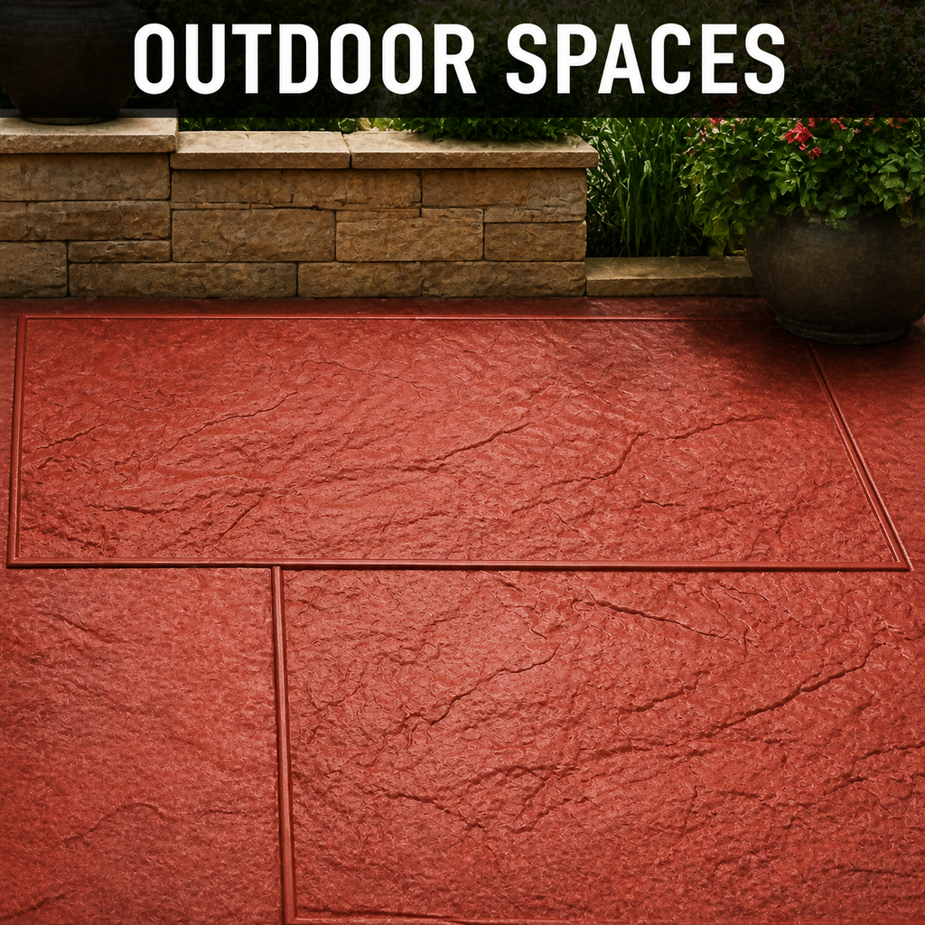 FX-227 Rock Slab Stamp - outdoor spaces