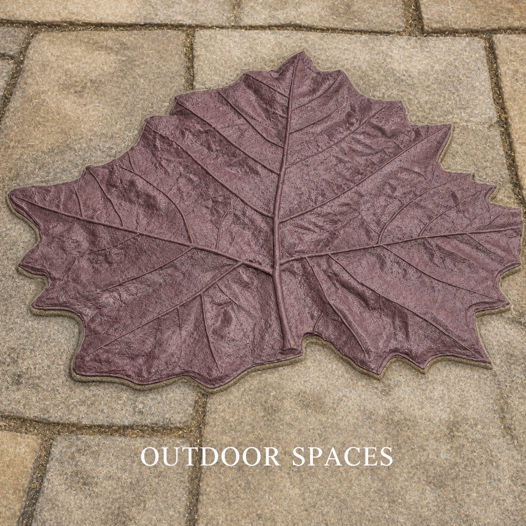 FX-234 molde de relieve decorativo de hojas de arce - espacios exteriores