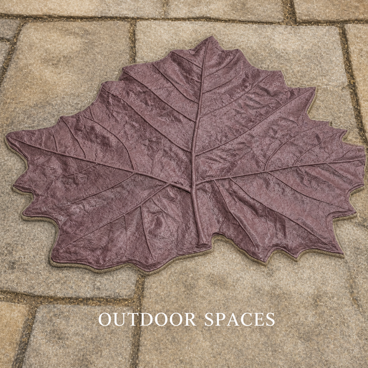 FX-234 molde de relieve decorativo de hojas de arce - espacios exteriores