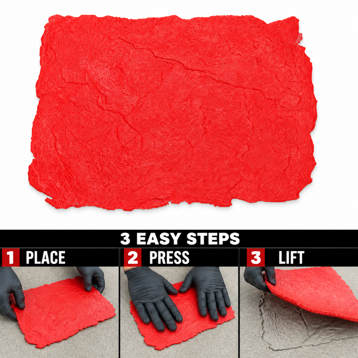 FX-237 Natural Slate Seamless Texture Skin - three steps