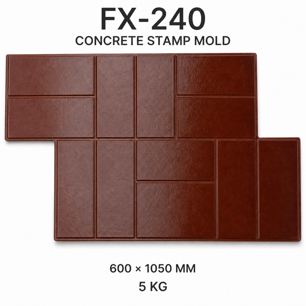 FX-240 panel de estampado de loseta geométrica moderna - especificaciones