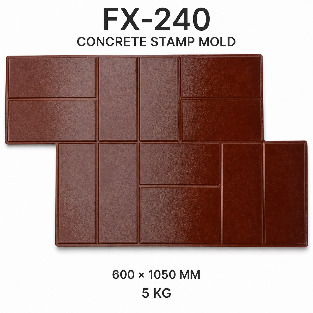 FX-240 panel de estampado de loseta geométrica moderna - especificaciones