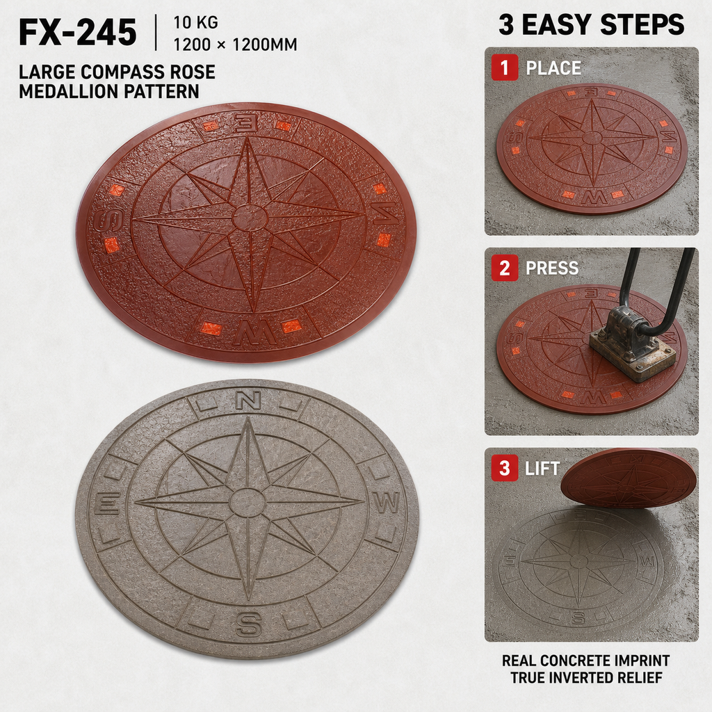 FX-245 Compass Rose အမှတ်ပုံတင်ခြင်း - အဆင့်သုံးဆင့်