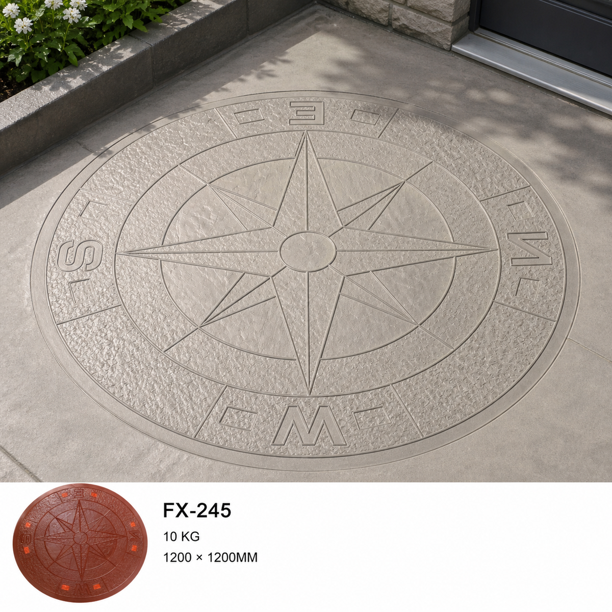 FX-245 Compass Rose အမှတ်ပုံတင်ခြင်း - အရည်အသွေးကောင်းမွန်သော အဆင့်သပ်ရပ်
