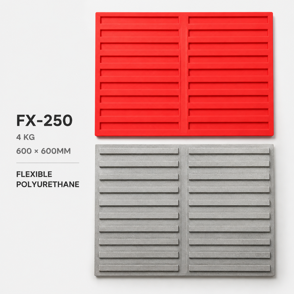 FX-250 ダブルスリット排水舗装型枠 - 仕様