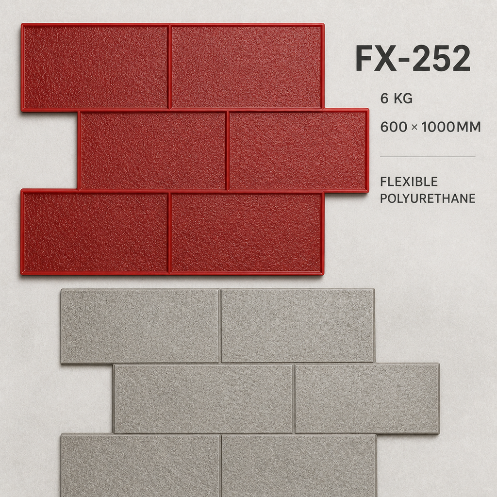 FX-252 Estampador de losa de pizarra lisa - especificaciones