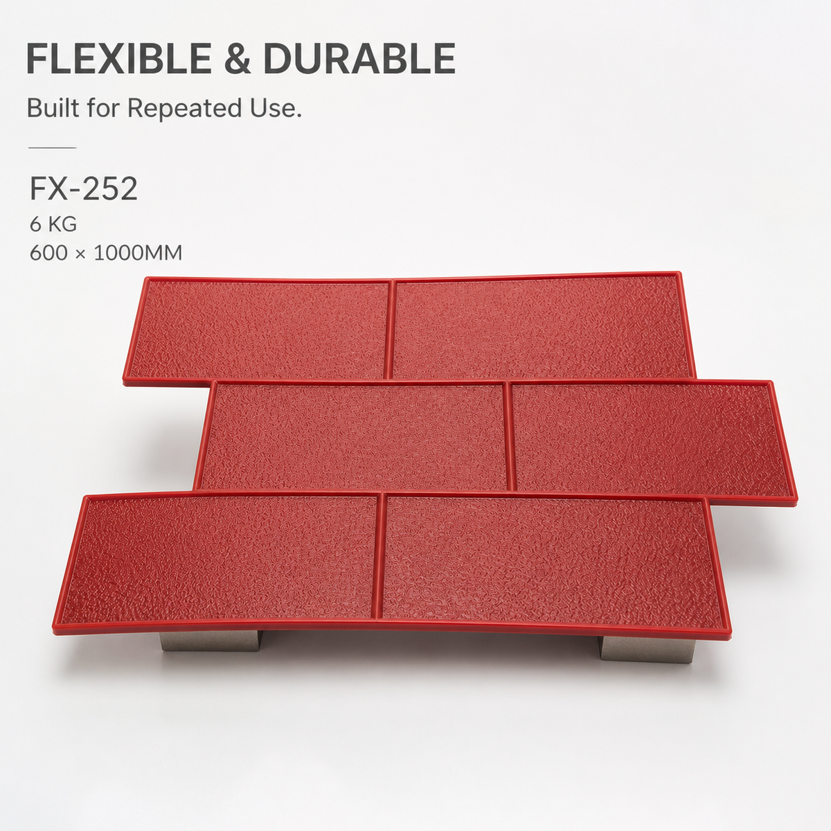 FX-252 Estampador de losa de pizarra lisa - flexible y duradero