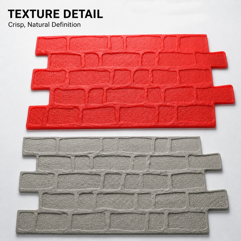 FX-255 Rustic Cobble Wall Stamp Panel - detalye ng texture