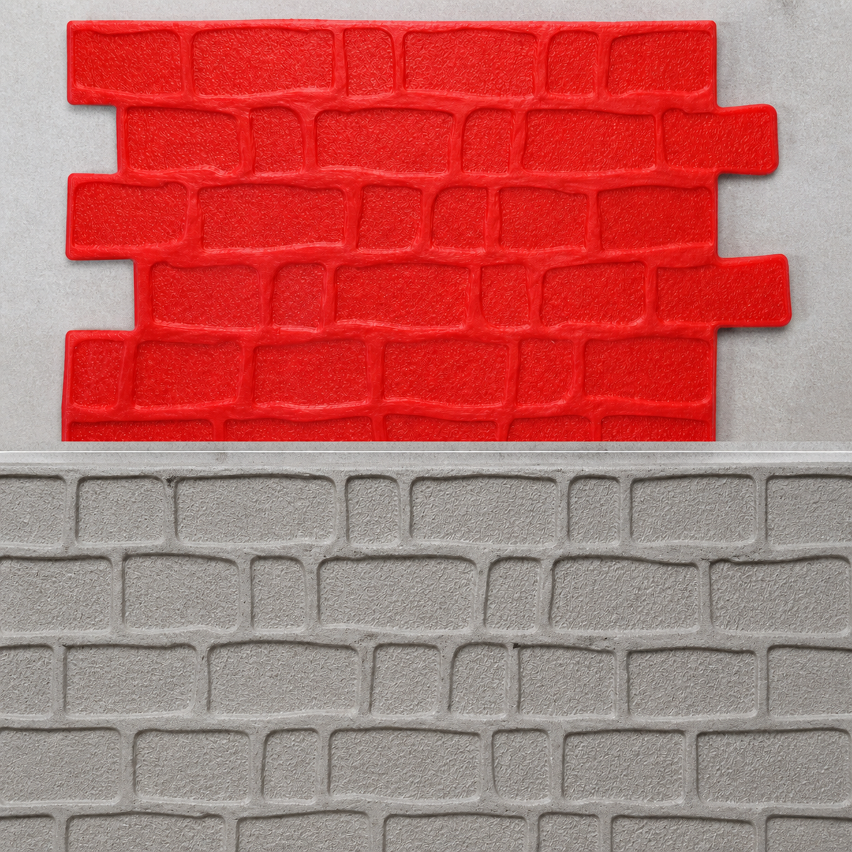 FX-255 Rustic Cobble Wall Stamp Panel - propesyonal na resulta