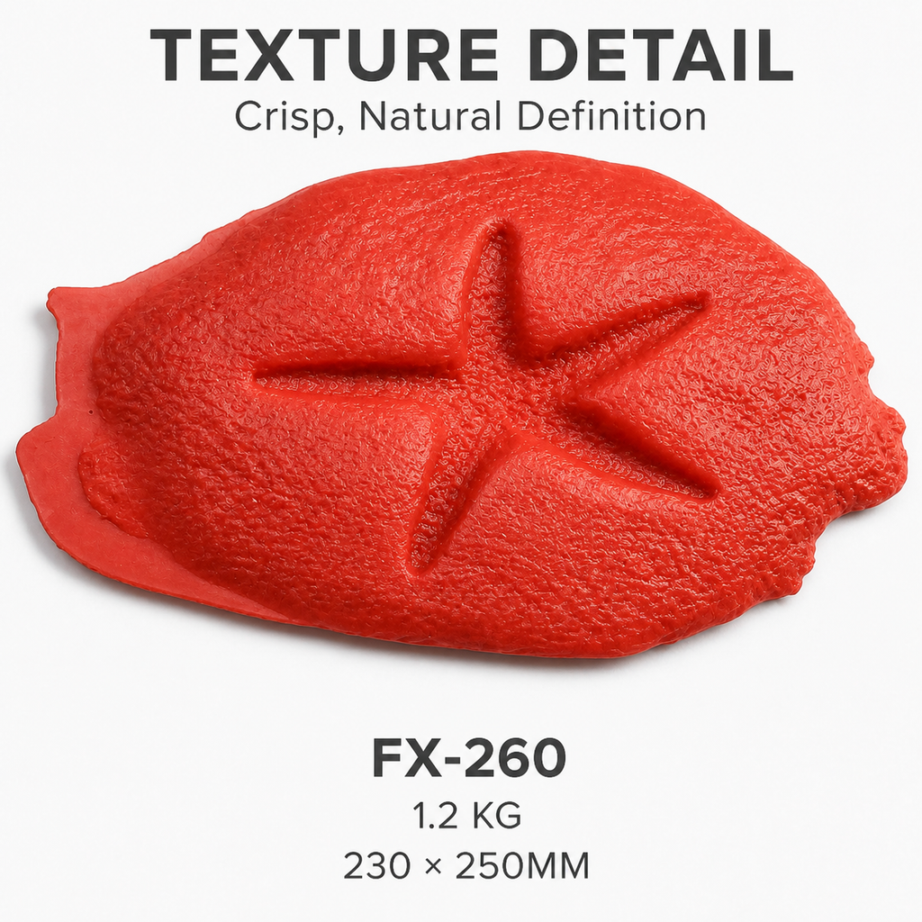 FX-260 海星岩石浮雕模具 – 紋理細節
