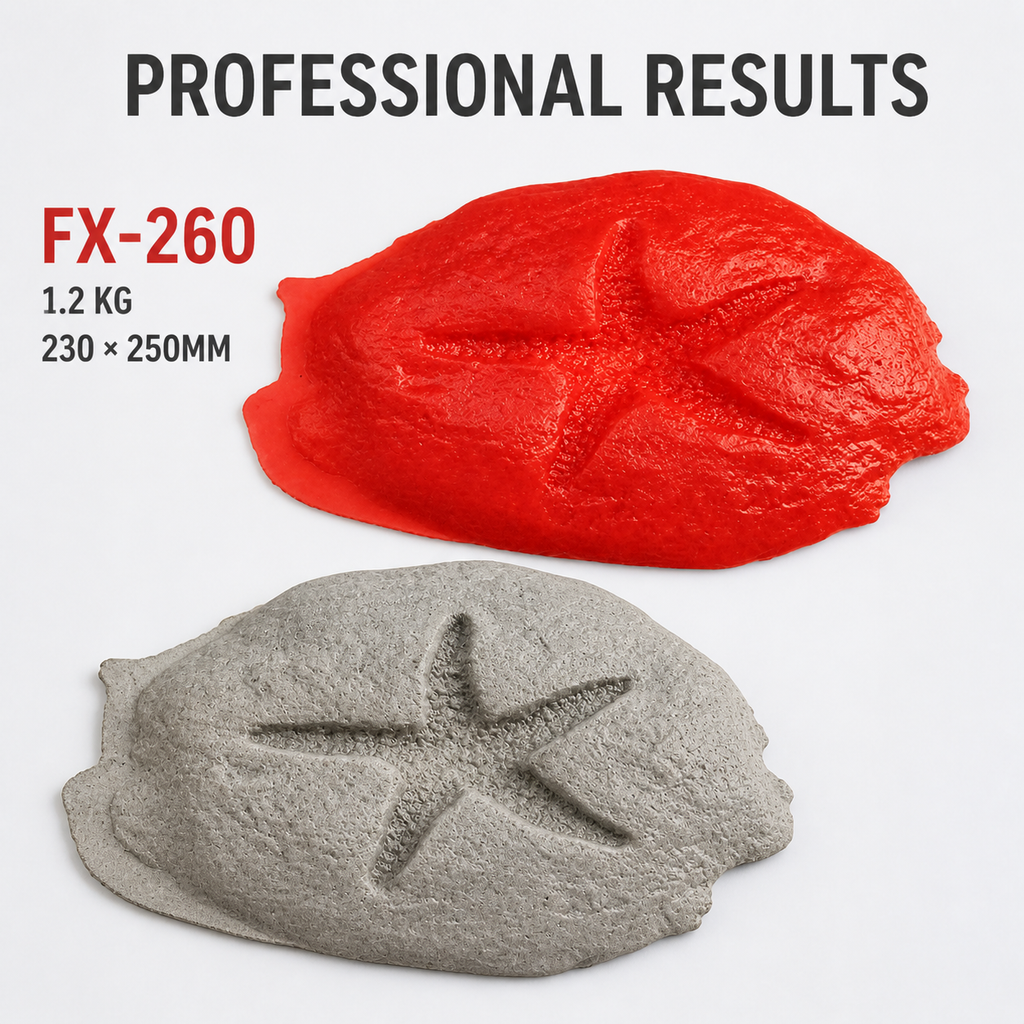 FX-260 海星岩石浮雕模具 – 專業效果