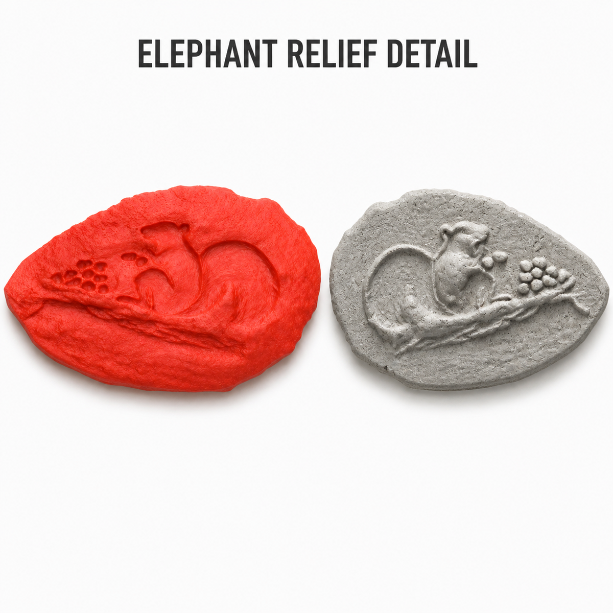 FX-261 Dolphin Rock Relief Mold - texture detail