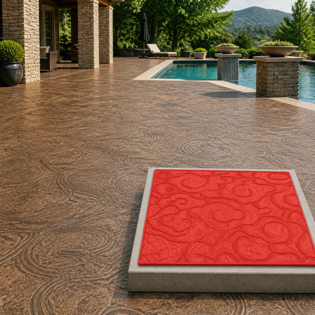 Panou decorativ FX-264, model Nori de Vânt - punte de piscină