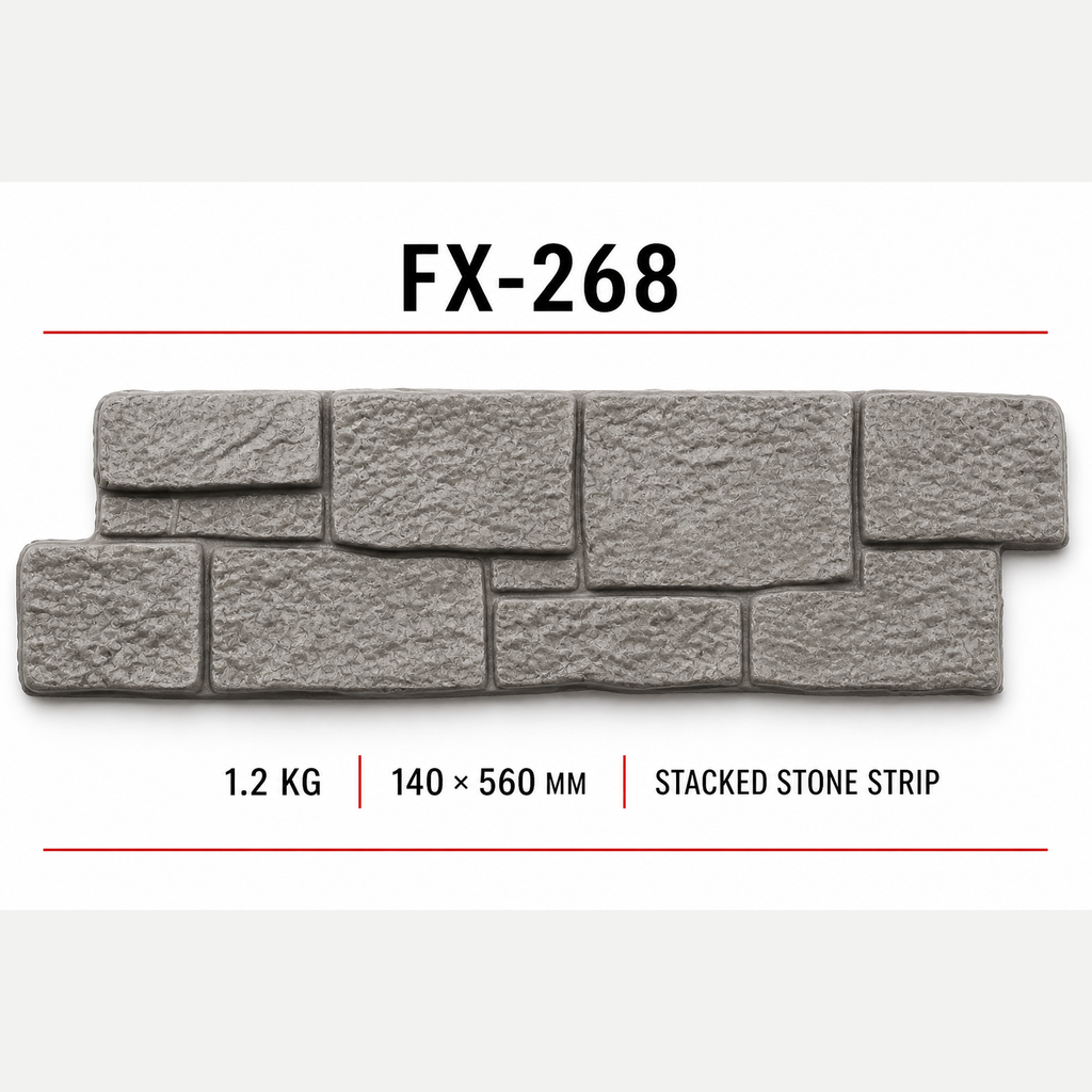 FX-268 ແມ່ພິມປະທັບຂອບຫີນຊ້ອນຂະໜາດກະທັດຮັດ - ຂໍ້ກຳນົດສະເພາະ