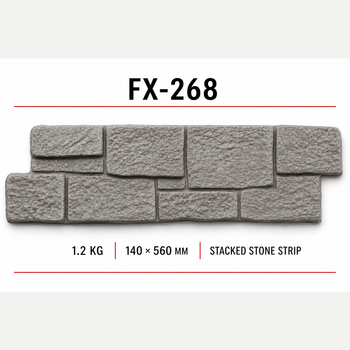 FX-268 ແມ່ພິມປະທັບຂອບຫີນຊ້ອນຂະໜາດກະທັດຮັດ - ຂໍ້ກຳນົດສະເພາະ