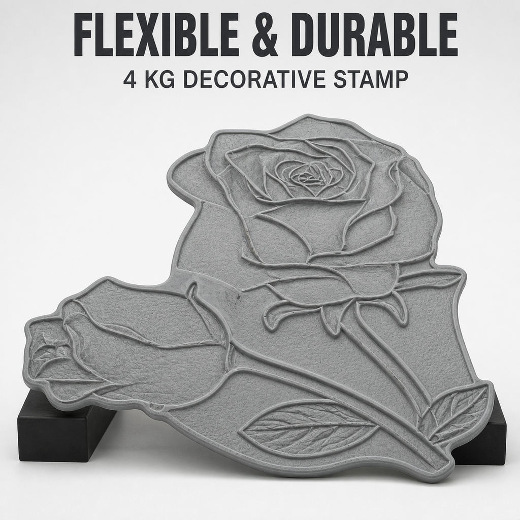 FX-270 Three-Dimensional Rose Relief Mold - flexible durable
