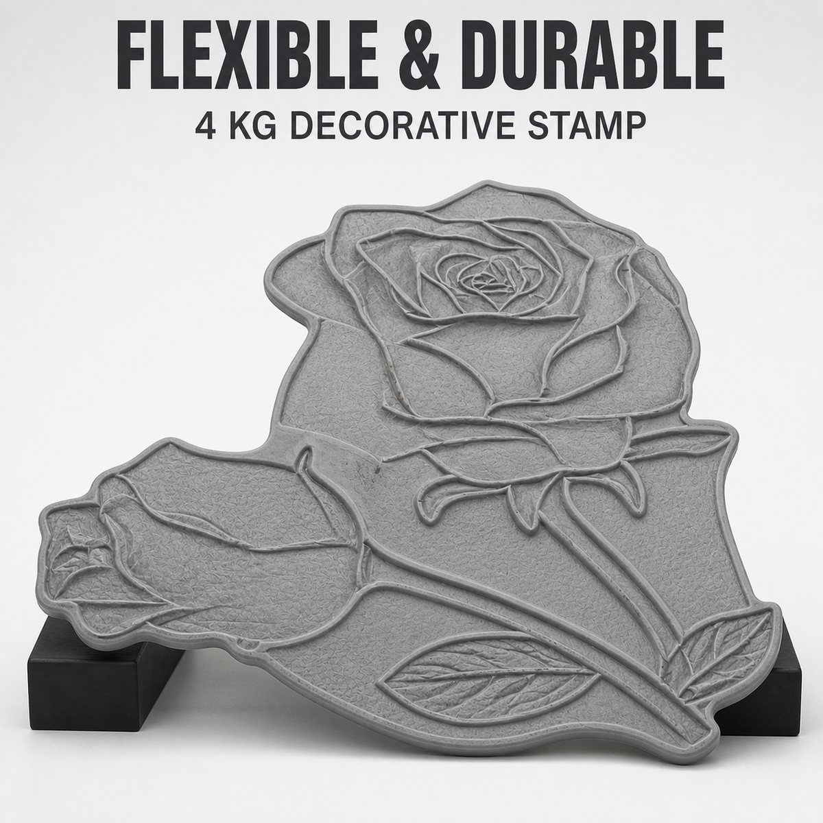 FX-270 Three-Dimensional Rose Relief Mold - flexible durable