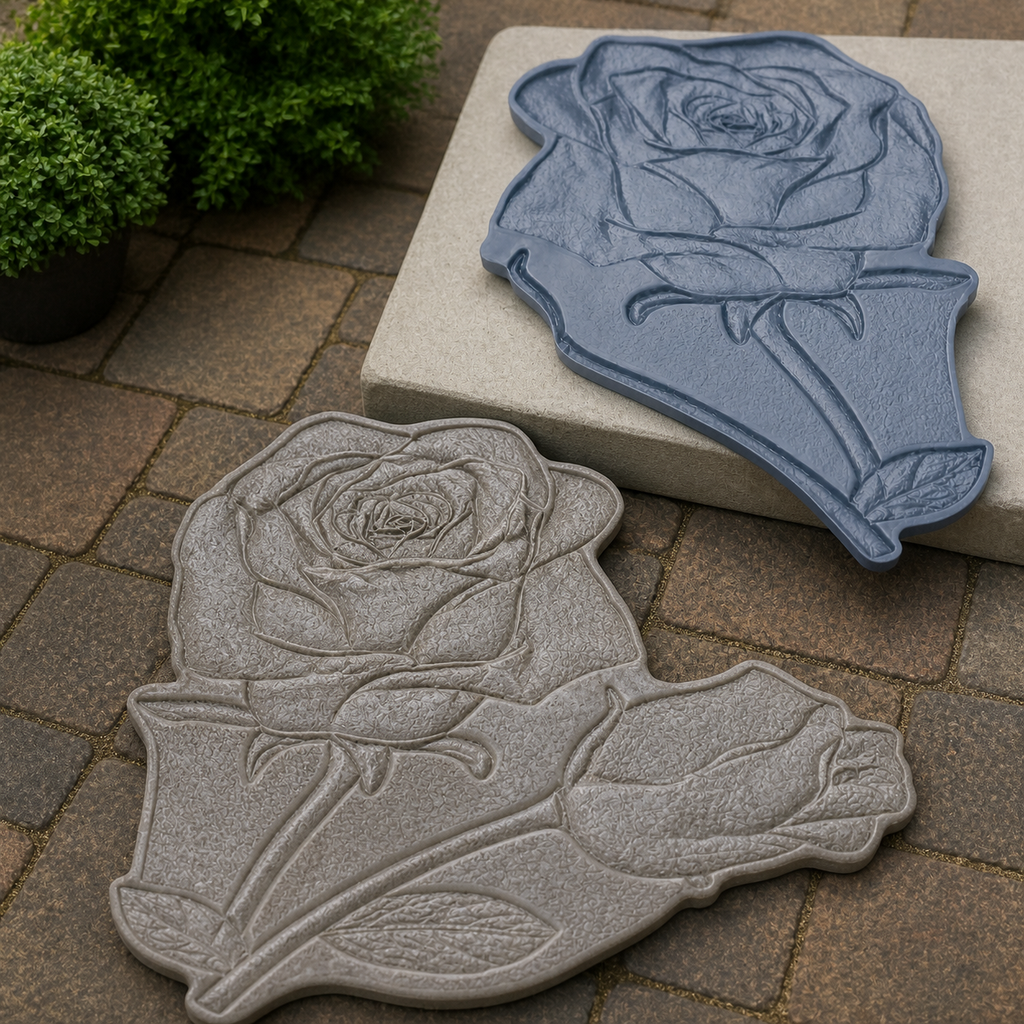 FX-270 Three-Dimensional Rose Relief Mold - application two