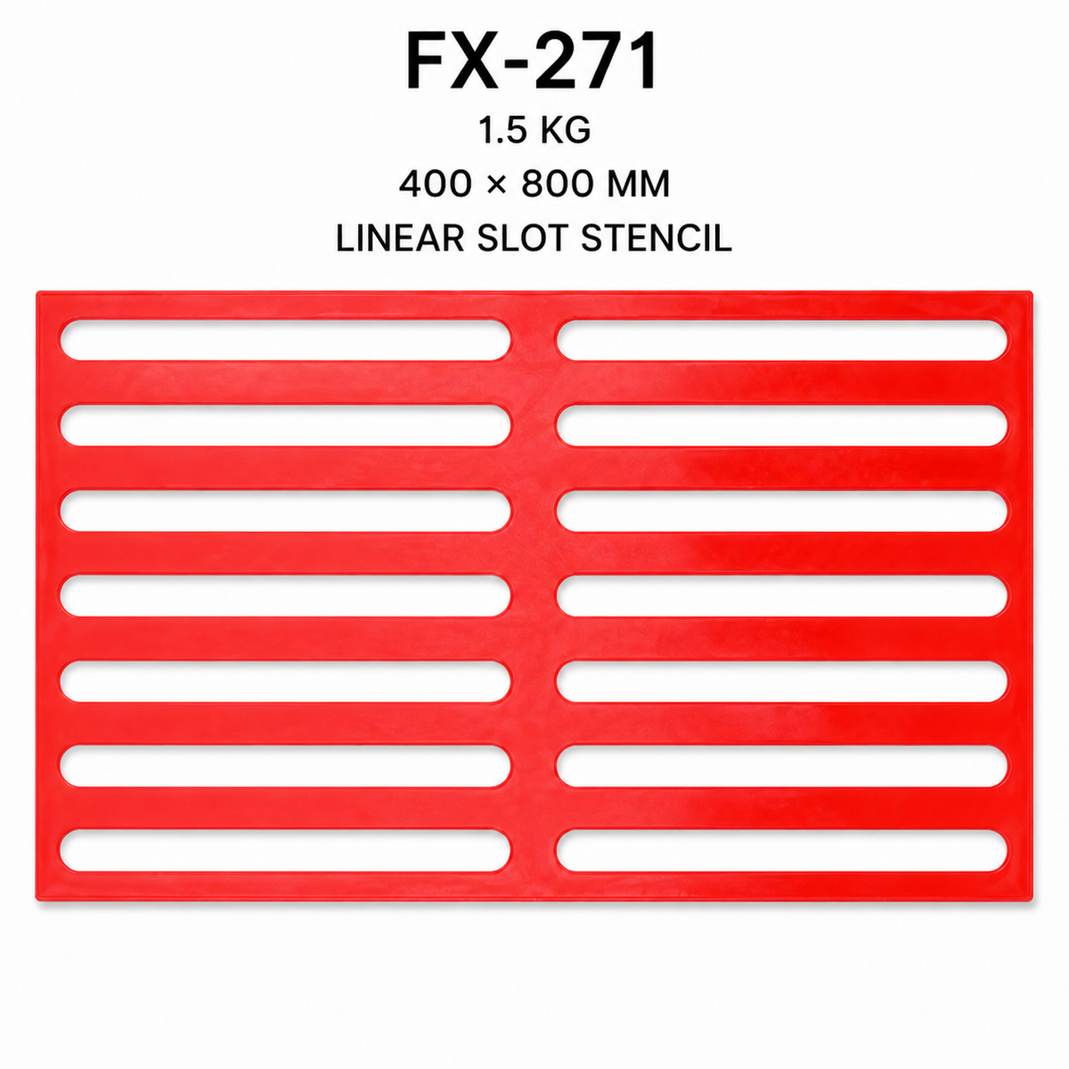 FX-271 Uzun Yuvalı Tahliye Izgarası Kalıbı - teknik özellikler