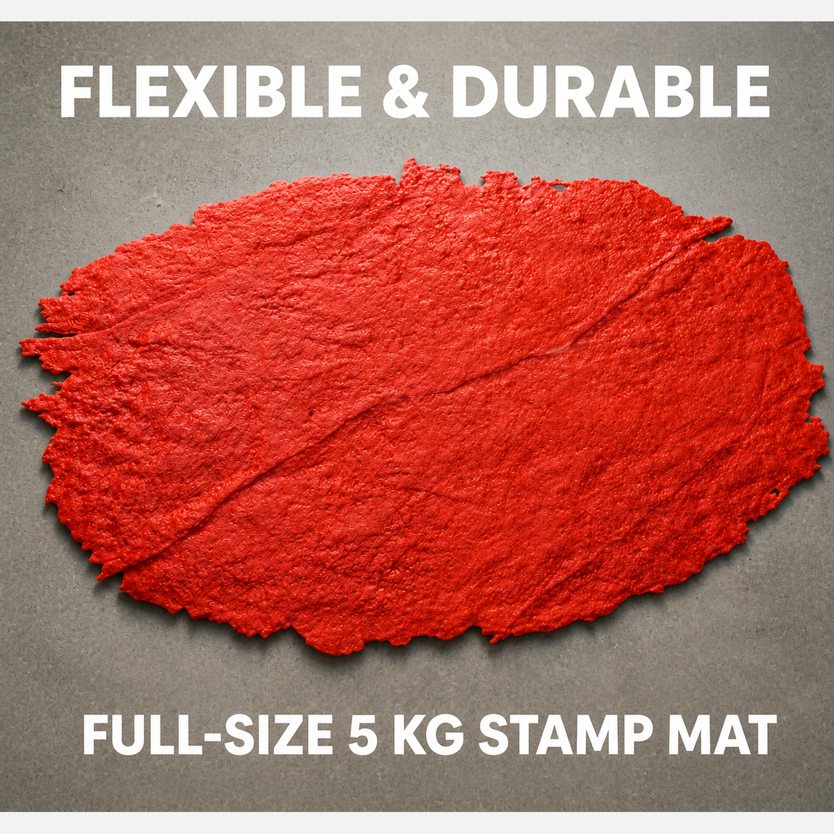 FX-274 Oval Pürüzlü Levha Desenli Beton Kalıbı - esnek ve dayanıklı