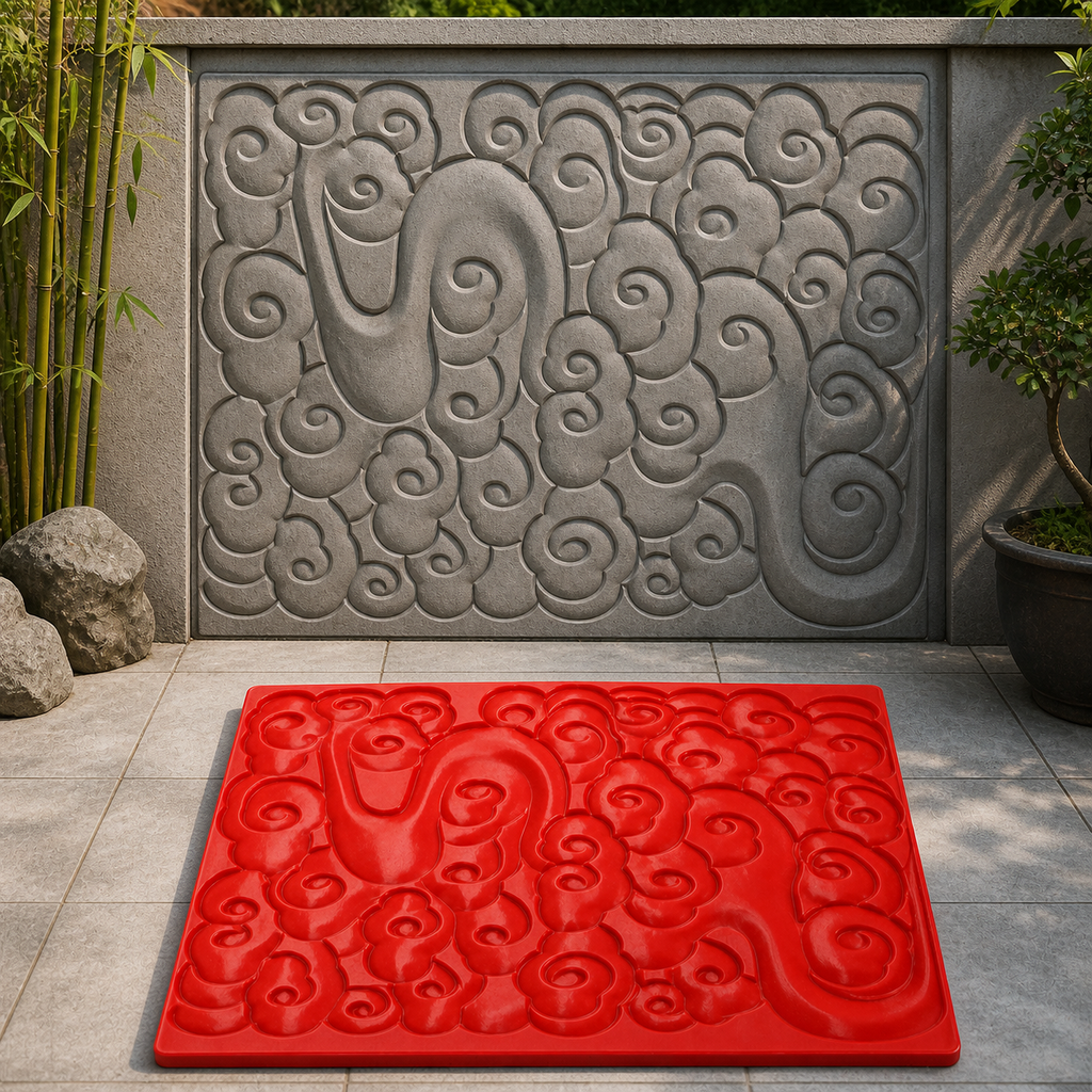 FX-275 Ornate Scroll Decorative Relief Panel - application one