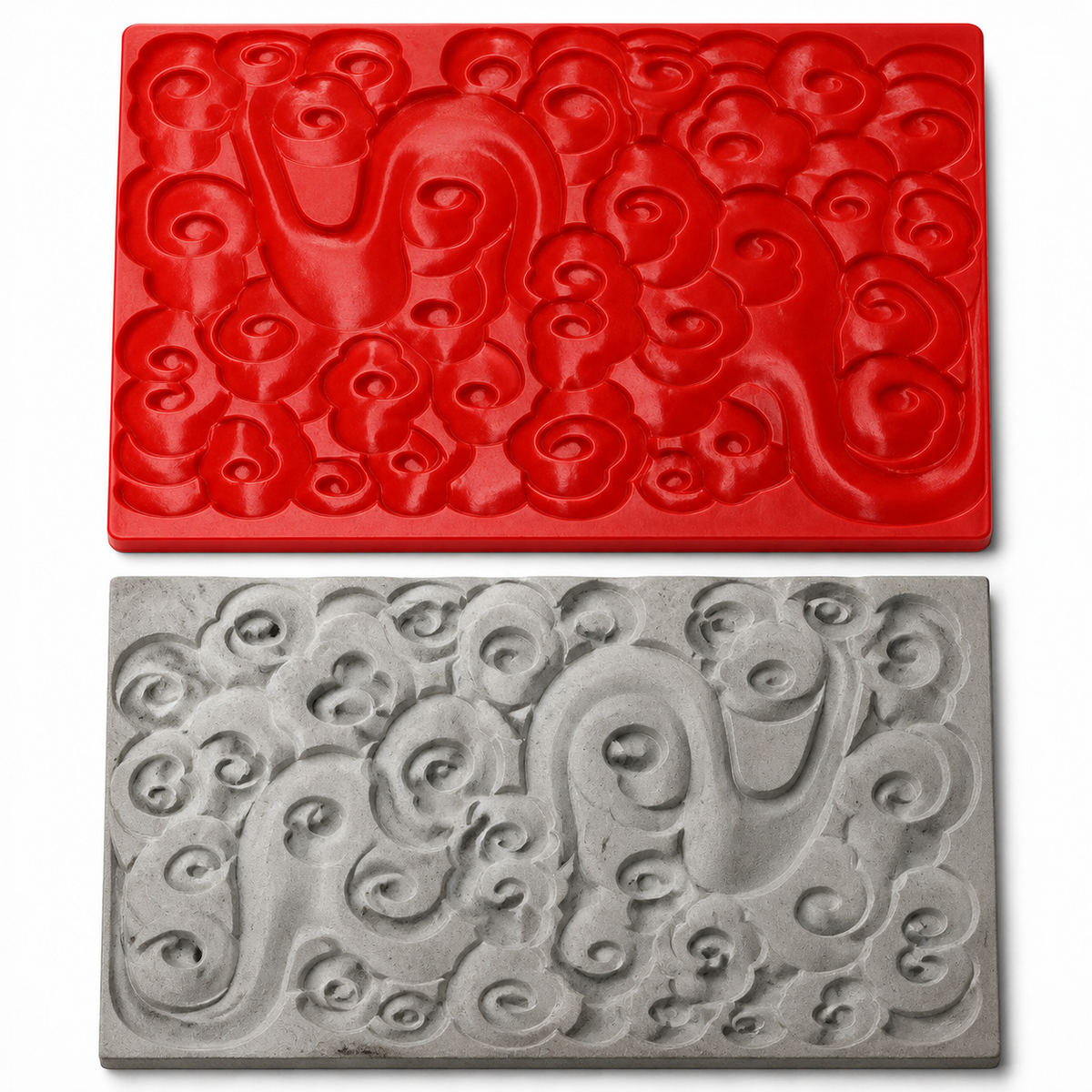 FX-275 Ornate Scroll Decorative Relief Panel - application two