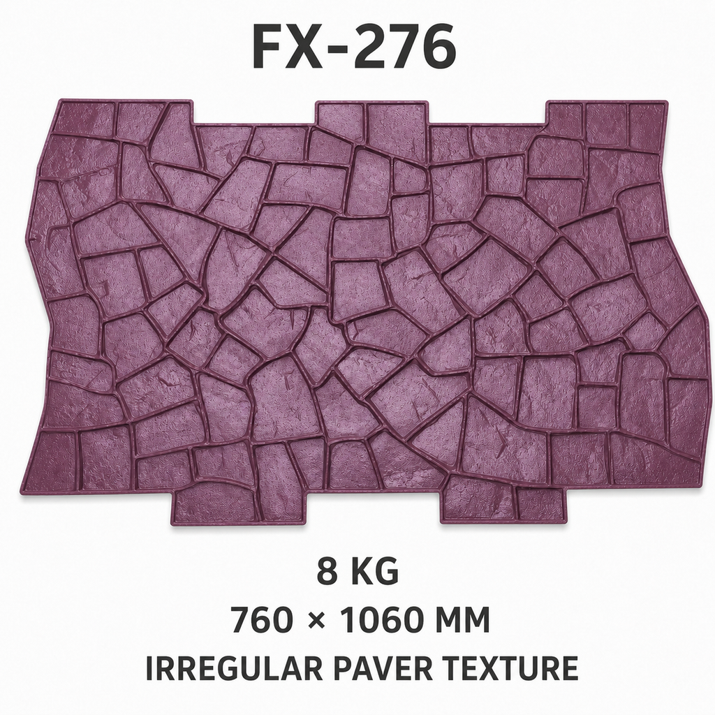 FX-276 র‍্যান্ডম কাবলস্টোন পাথওয়ে স্ট্যাম্প - স্পেসিফিকেশন