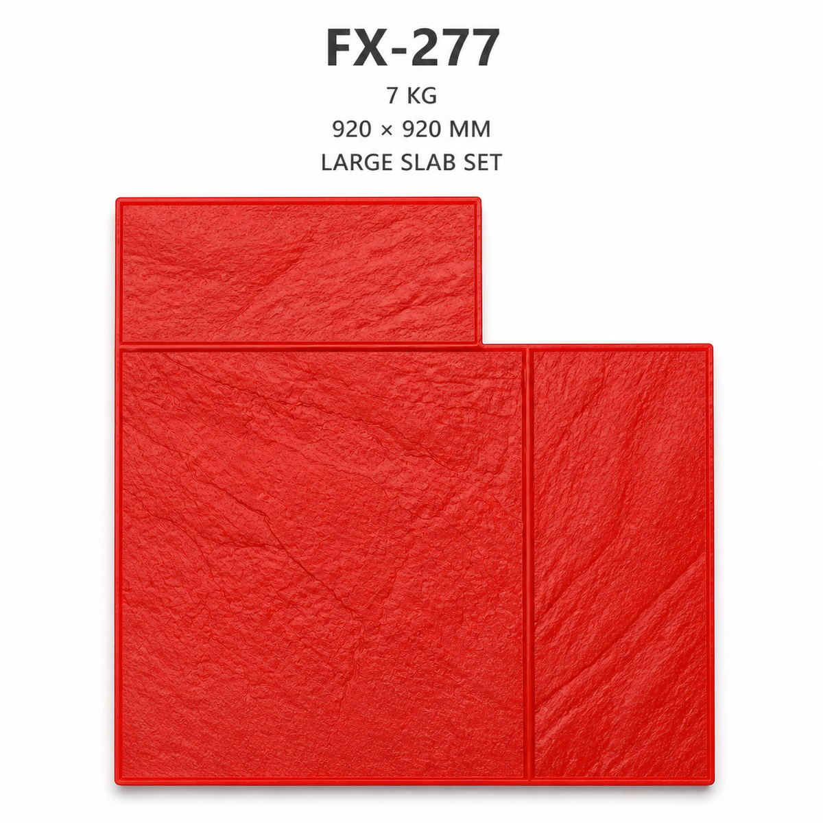 FX-277 بڑی چٹانی سلیب کا اسٹیمپ – تکنیکی خصوصیات