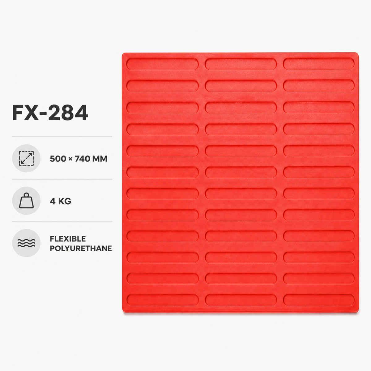 FX-284 緊湊型開槽排水鋪裝模具 – 規格參數
