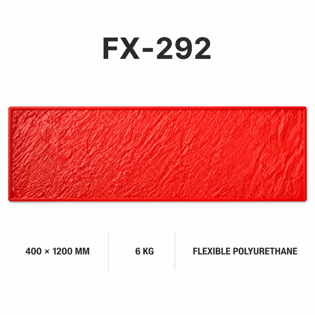 FX-292 ရှည်လျားသော ကျောက်ခဲပုံ ကွန်ကရစ် အထိပ်တင်ခြင်း - အသေးစိတ်အချက်အလက်