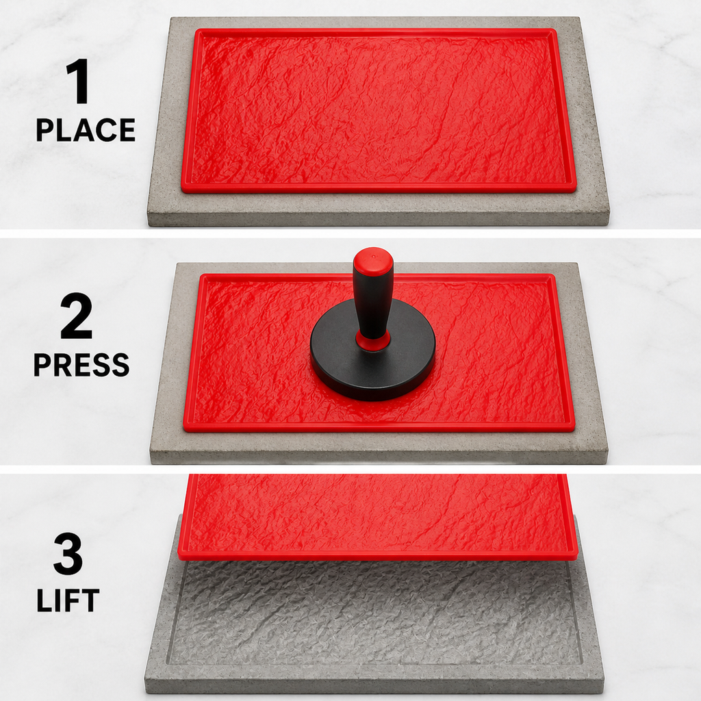 FX-294 Wide Rough Slate Texture Skin - three easy steps