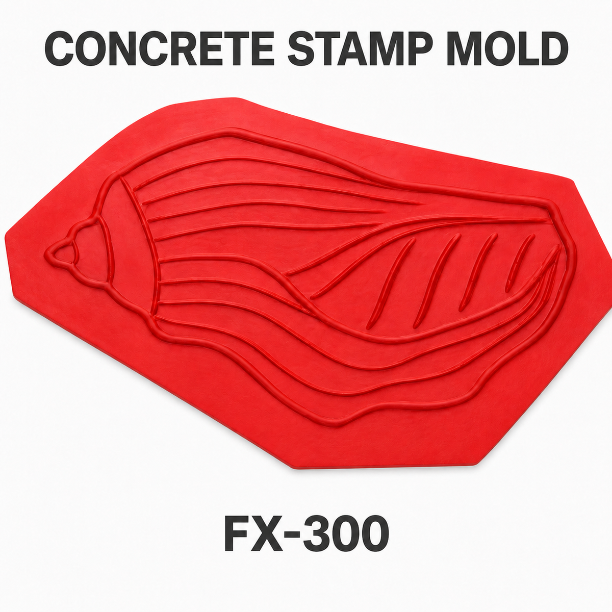 FX-300 Stylized Fish Decorative Relief Mold - hero