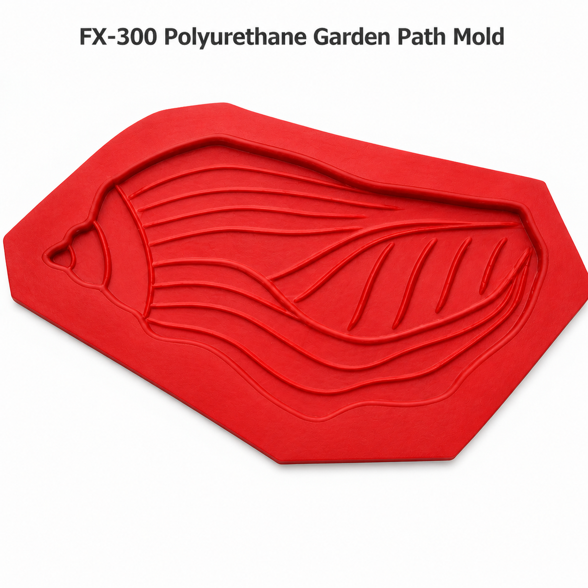 FX-300 Stylized Fish Decorative Relief Mold - garden paths