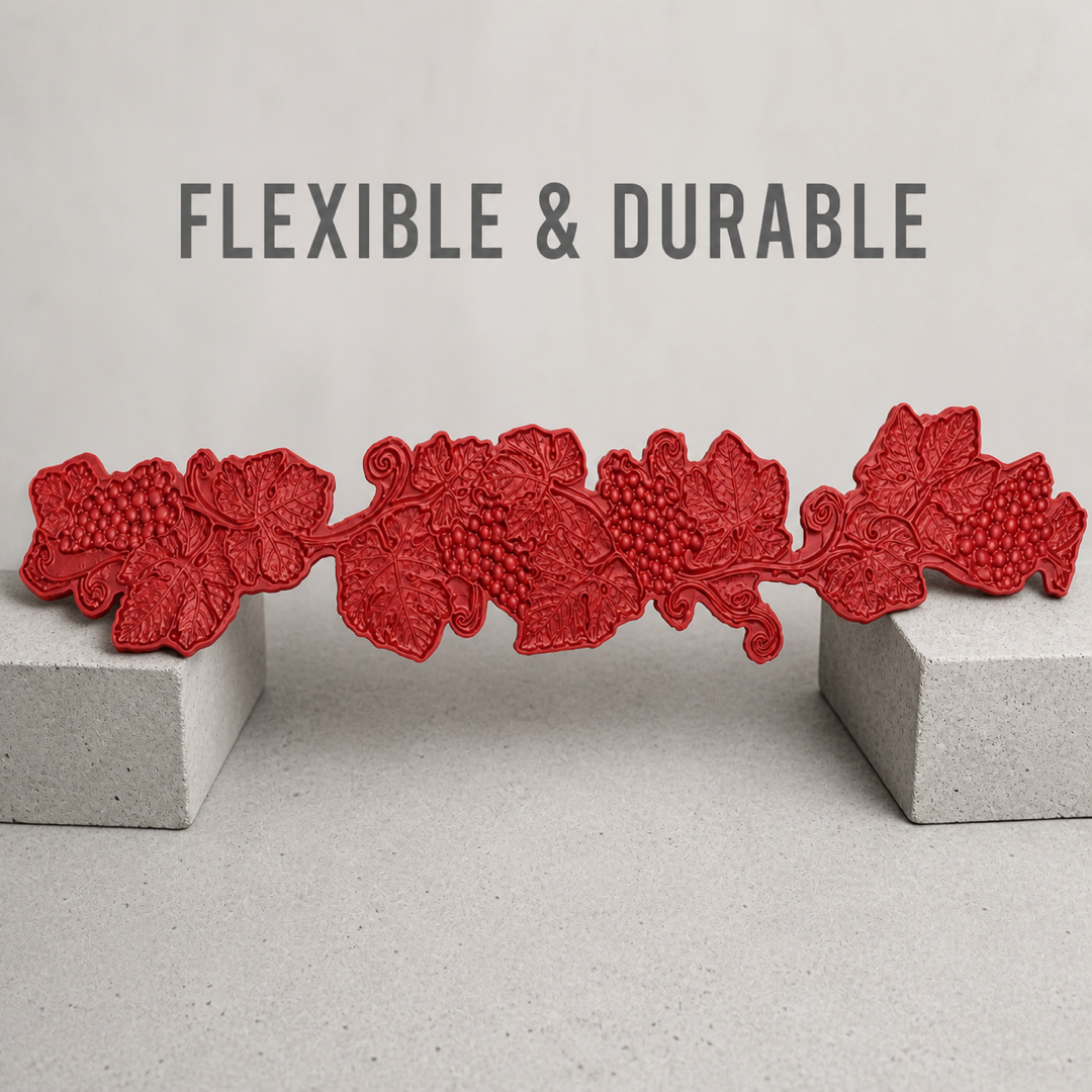 FX-302 Grapevine Decorative Border Mold - flexible durable