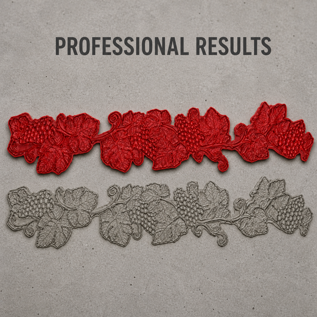 FX-302 Grapevine Decorative Border Mold - professional results