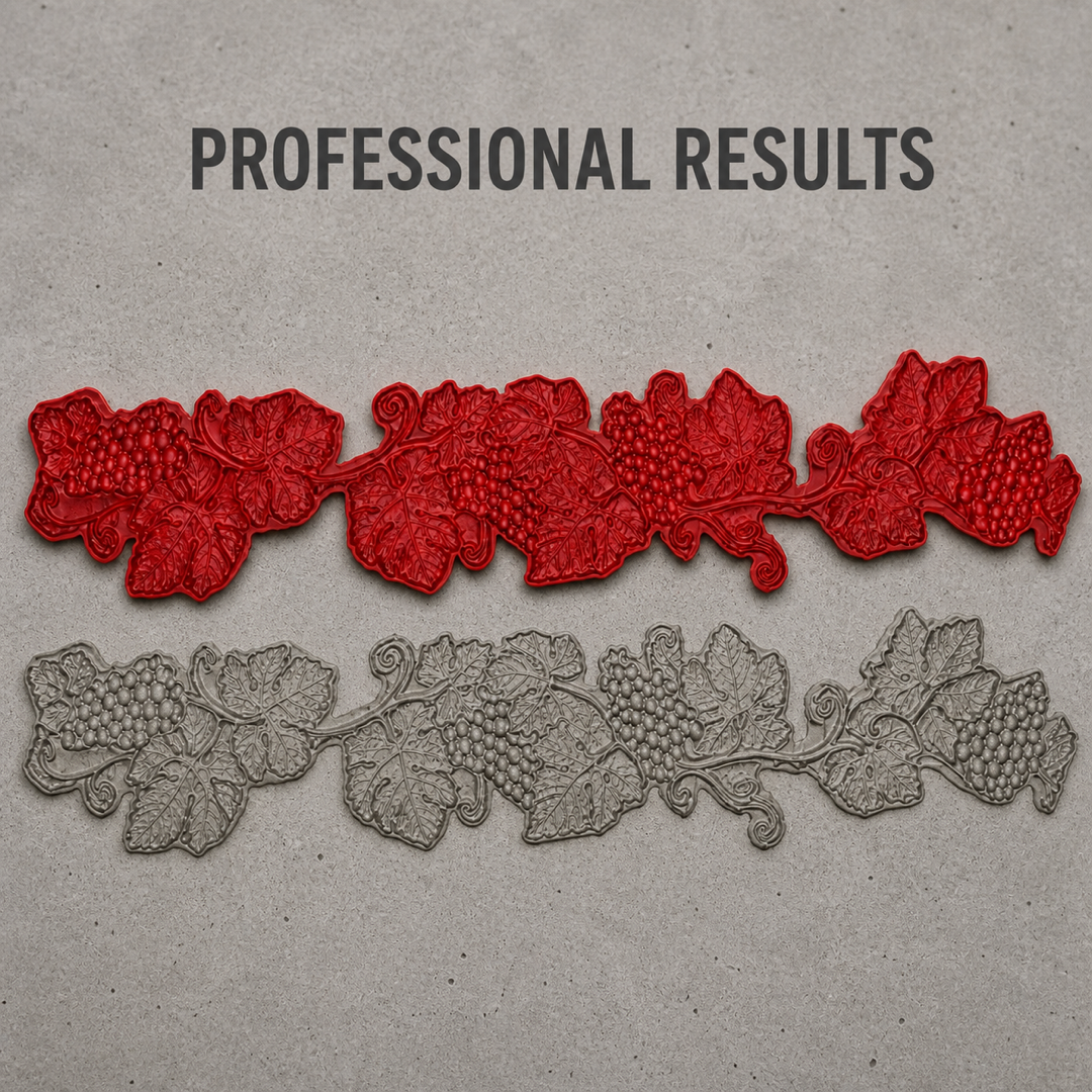 FX-302 Grapevine Decorative Border Mold - professional results