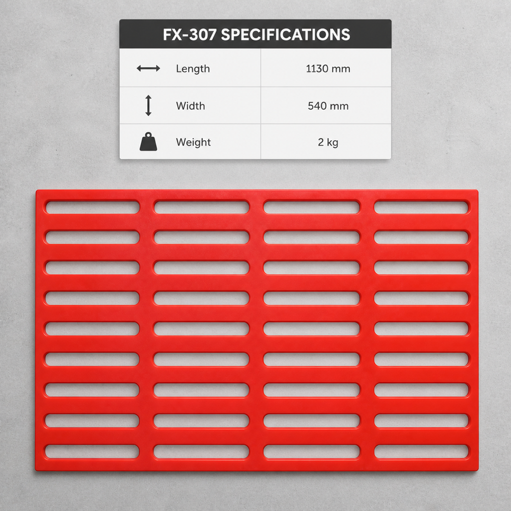 FX-307 Üç Yuvalı Tahliye Izgara Kalıbı - teknik özellikler