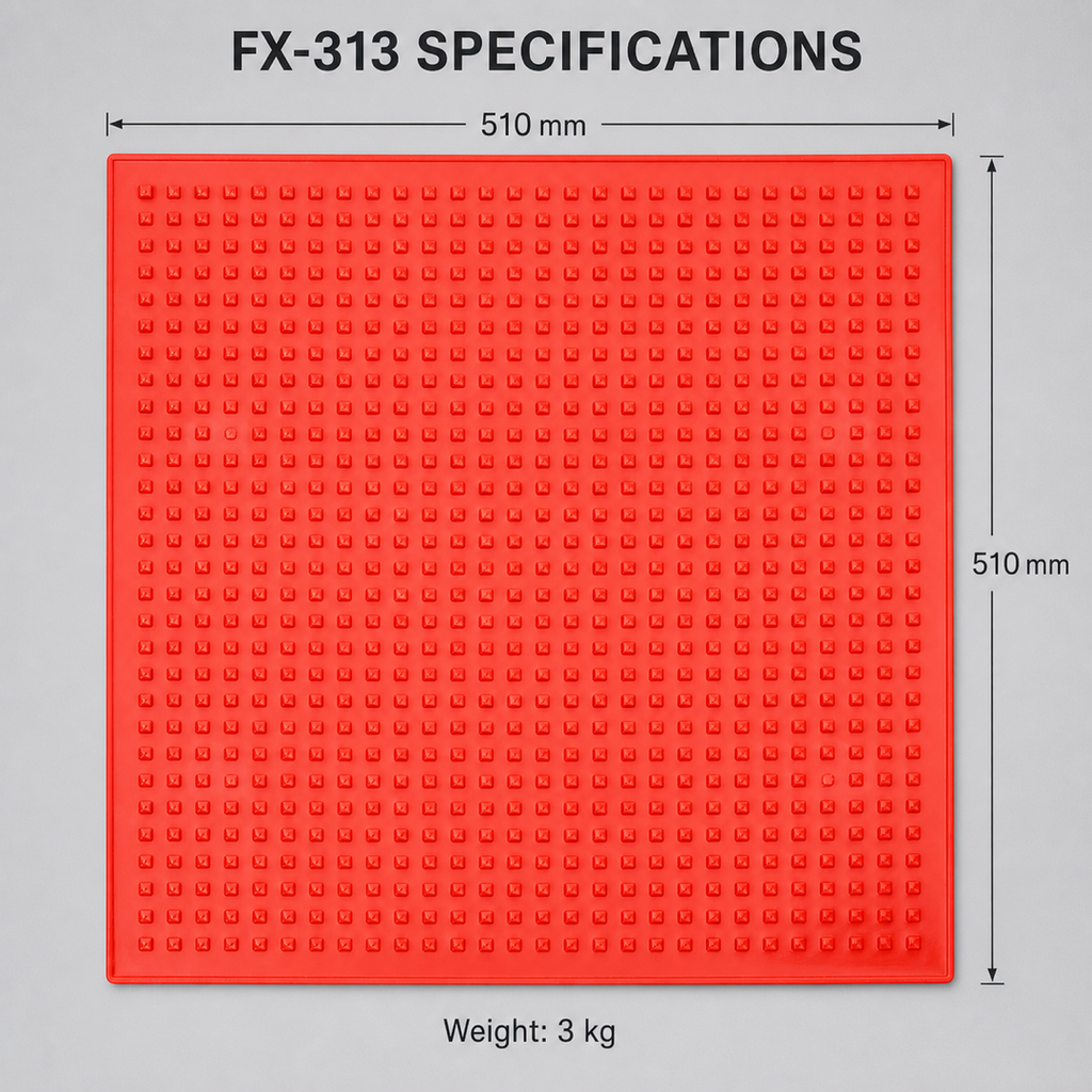 แผ่นพื้นผิวลายตาราง FX-313 – รายละเอียดคุณสมบัติ