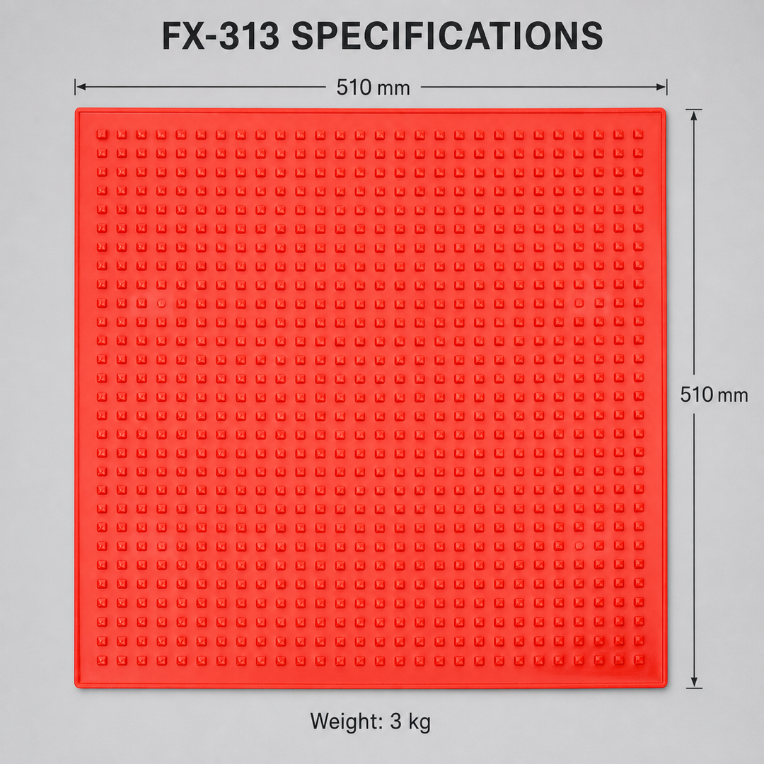 FX-313 ແຜ່ນລາຍພື້ນຜິວກັນລື່ນປຸ່ມແນ່ນ - ຂໍ້ມູນສະເພາະ
