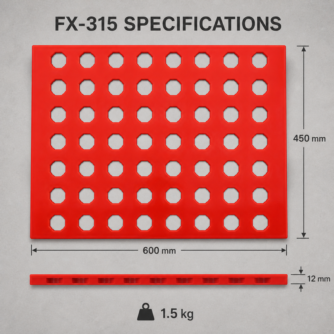 FX-315 قالب شبك تصريف مثقب صغير - المواصفات