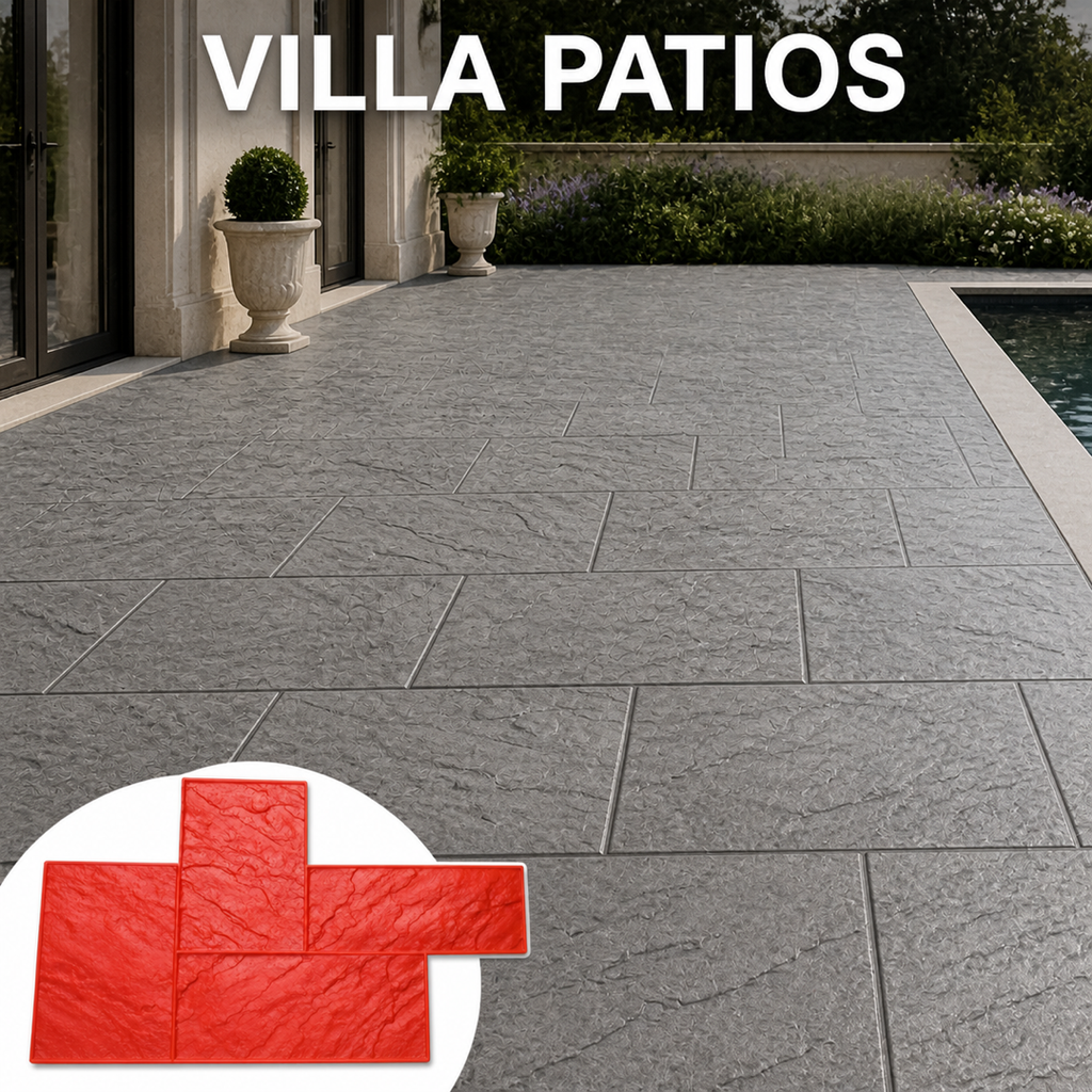 FX-319 Three-Slab Offset Stone Stamp - application