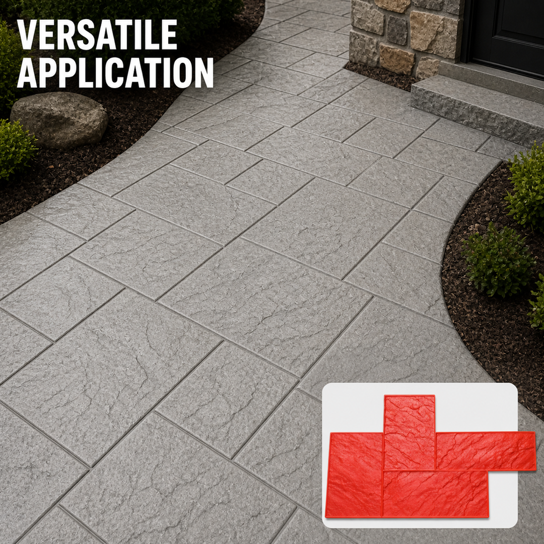 FX-319 Three-Slab Offset Stone Stamp - commercial